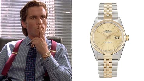 patrick bateman rolex|patrick bateman outfit.